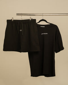 Men's Heavyweight Fleece Shorts - 330gsm Brushed Cotton