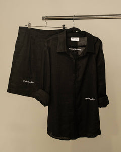 The Linen Resort Set - Shirt & Shorts
