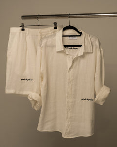Men's Linen Shorts - Relaxed Fit