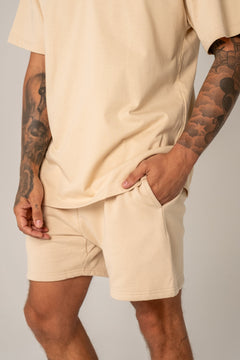 Men's Heavyweight Fleece Shorts - 330gsm Brushed Cotton
