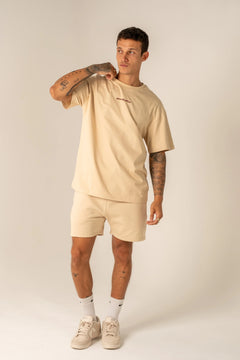Men's Heavyweight Fleece Shorts - 330gsm Brushed Cotton