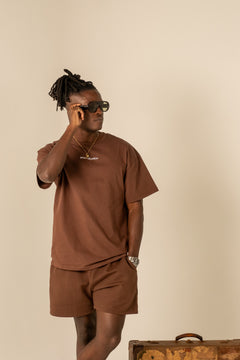Men's Heavyweight Fleece Shorts - 330gsm Brushed Cotton