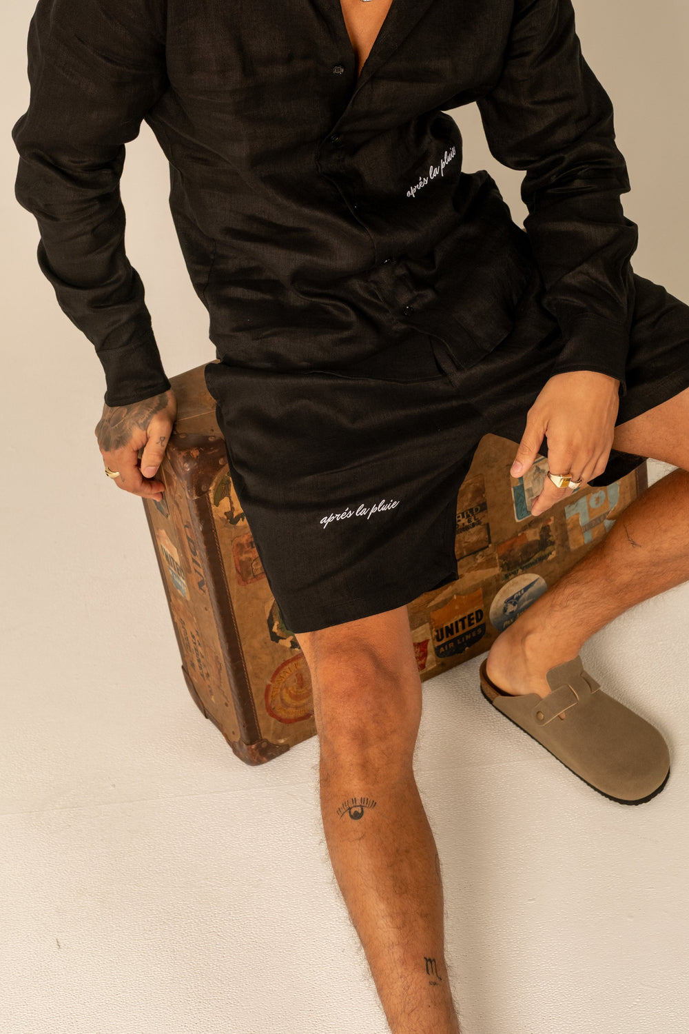 Men's Linen Shorts - Relaxed Fit