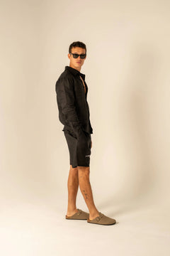 Men's Linen Shirt - Relaxed Boxy Fit