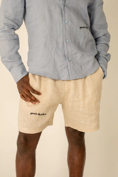 Men's Linen Shorts - Relaxed Fit