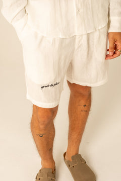 Men's Linen Shorts - Relaxed Fit