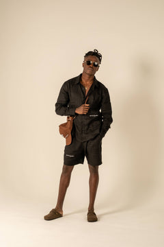 The Linen Resort Set - Shirt & Shorts