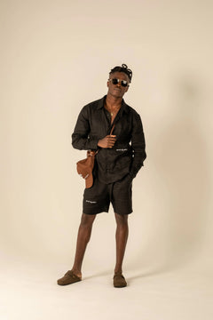 Men's Linen Shirt - Relaxed Boxy Fit