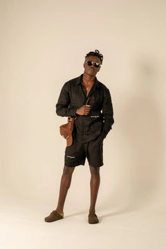 Men's Linen Shorts - Relaxed Fit