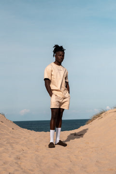 Men's Heavyweight Fleece Shorts - 330gsm Brushed Cotton